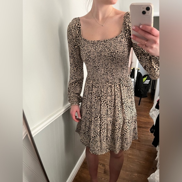 American Eagle Cheetah Dress - Picture 1 of 2